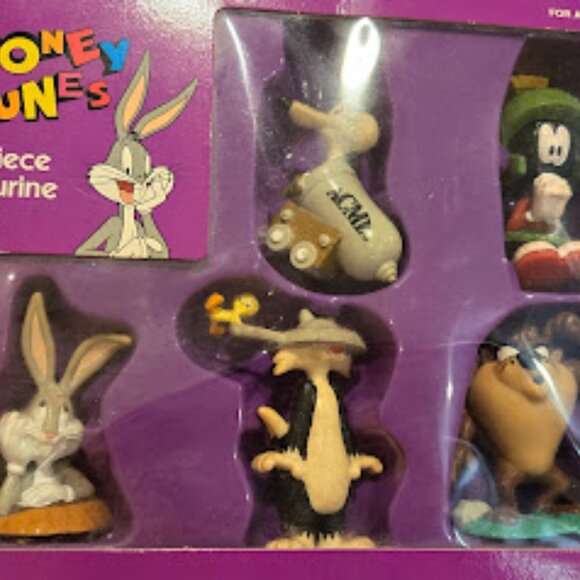 APPLAUSE LOONEY TUNES 5 PIECE FIGURE SET~ PRE-OWNED. 1996 - Picture 1 of 3